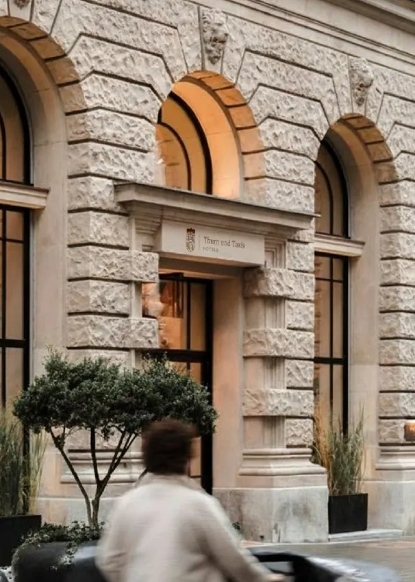 Historische Fassade eines Premium-Hauses